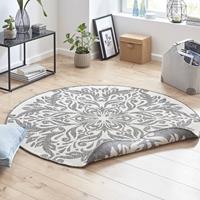 NORTHRUGS Vloerkleed Madrid Geschikt voor binnen en buiten, woonkamer, balkon, terras, tuin, robuust, gemakkelijk in onderhoud, platweefsel, tweezijdig te gebruiken kleed