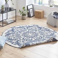 NORTHRUGS Vloerkleed Madrid Geschikt voor binnen en buiten, woonkamer, balkon, terras, tuin, robuust, gemakkelijk in onderhoud, platweefsel, keerbaar