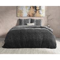 Dreamhouse Flanel Dekbedovertrek Gradient Antraciet-200x200/220