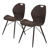 loftscape home24 Polsterstuhl Glin (2er-Set)