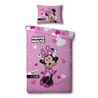 Disney Minnie Mouse Proud - Dekbedovertrek - Eenpersoons - 140 x 200 cm - Roze