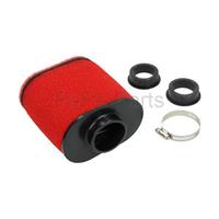Powerfilter ovaal 42mm rood midden DMP