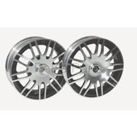 DMP wiel set sport zip2000 zwartglans/ gepolijst 