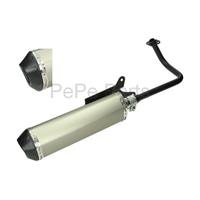 Uitlaat Jamarcol model Akrapovic China Vespa LX S Napoli AGM VX aluminium