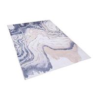 Beliani GEBZE Vloerkleed Meerkleurig Polyester 140 x 200 cm