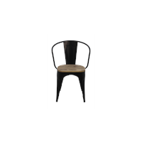HSM Collection eetkamerstoel Bink - mangohout - naturel/zwart