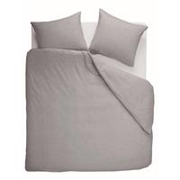 Beddinghouse Frost flanel dekbedovertrek - Light grey - Lits-jumeaux