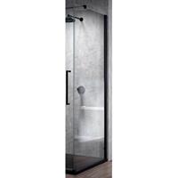 Novellini Young 2.0 young 2.0 zijwand 99x200cm. held/zwart y2fg99-1h zwart mat