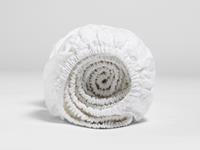 Yumeko Hoeslaken gewassen linnen pure white 90x210x30