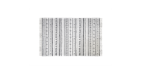 HSM Collection vloerkleed Vejen - zwart/wit - 210x150 cm