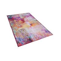 Beliani ISPARTA Vloerkleed Meerkleurig Polyester 80 x 150 cm