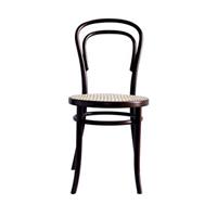 Fameg Vienna Thonet No.14 - Houten bistrostoel - rotan zitting - Walnoot