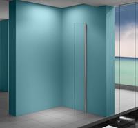 Mueller Eco douchewand met muurprofiel 40x200cm anti-kalk