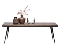 Bepurehome Eetkamertafel Rhombic hout/metaal 220x90cm