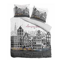 dreamhousebedding Old Amsterdam Grey Grijs 140 x 220