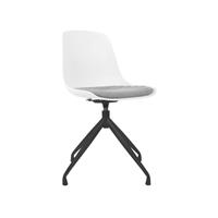 Nolon Nola kunststof eetkamerstoel - Wit - witte kuipstoel - eetkamerstoelen - kuipstoelen