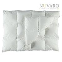 Nuvaro 4-Seizoenen dekbed Exclusieve Mazurische Ganzendons 140 x 220 cm - Eenpersoons