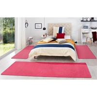 Bettumrandung Fancy HANSE Home, Höhe 7 mm, Unifarben, Bettvorleger, 3-teiliges Läufer-Set fürs Schlafzimmer