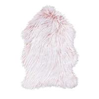 Leen Bakker Vloerkleed Yeti - roze - 60x90 cm