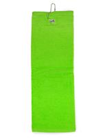 The One Towelling The One Golfhanddoek 450 gram Lime groen