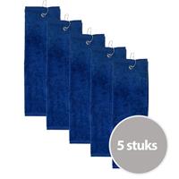 The One Towelling The One Golfhanddoek 450 gram Donker blauw (5 stuks)