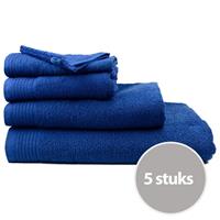 The One Towelling The One Handdoek Voordeelpakket 450 gram 50x100 cm Navy (5 stuks)