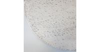 EVA Interior Rond vloerkleed wollen Antraciet/Wit - Cobble Stone - 180 Ø (L)