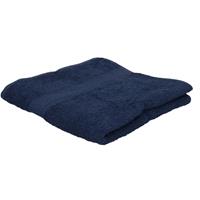 Jassz Voordelige handdoek navy blauw 50 x 100 cm 420 grams Blauw