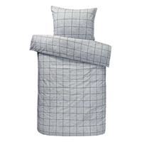 Comfort dekbedovertrek Seppe - grijs - 140x200/220 cm