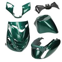 Kappenset Piaggio Zip 2000 SP Jaguar green groen DMP 5-delig