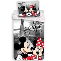 disneymickeyenminniemouse Disney Minnie Mouse Dekbedovertrek New York - 140 x 200 cm + 70 x 90 cm - Polyester