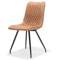 RV Design Eetkamerstoel Brescia stof Soft cognac