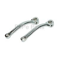 Crank set ( voor trapas 38865) Puch Maxi chroom DMP