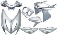 Nitro Plaatwerkset yamah aerox mbk  zilver metallic DMP 7-delig
