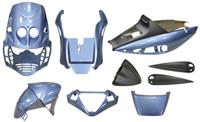 Plaatwerkset f12 blauw  9-delig