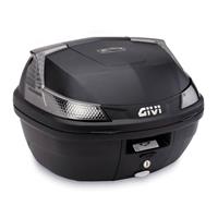 GIVI B37 Blade topkoffer, Topkoffers en zijkoffers voor de moto, fumé reflectoren, zwarte cover