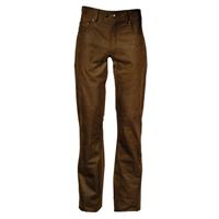 Stemp Lady, Leder motorbroek dames, Bruin