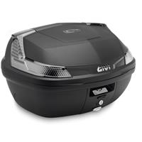 givi B47 Blade topkoffer, Topkoffers en zijkoffers voor de moto, fumé reflectoren, zwarte cover