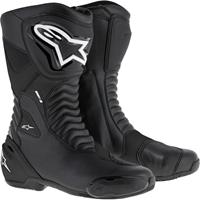 Alpinestars SMX-S, Sport motorlaarzen, Zwart-Zwart