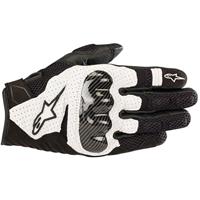 Alpinestars SMX-1 R  Motorradhandschuh weiß Herren 