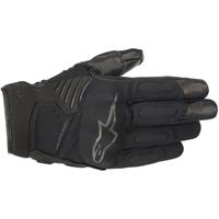 Alpinestars Faster Glove, Motorhandschoenen zomer, Zwart-Zwart