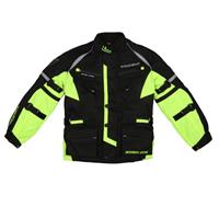 Modeka Motorradjacke »Modeka Tourex II Textiljacke schwarz / gelb Kids«