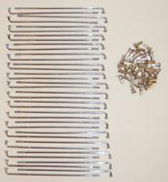 DMP spaak set ks50 149mm chroom 36pcs Zundapp