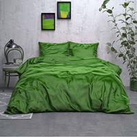 sleeptimeelegance Sleeptime Elegance Satijn Geweven Uni - Groen Lits-jumeaux (240 x 220 cm + 2 kussenslopen) Dekbedovertrek