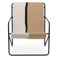 fermliving-collectie ferm LIVING-collectie Desert Chair - zwart/Soil