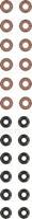 REINZ Dichtungssatz, Ventilschaft 12-31306-06  MERCEDES-BENZ,PUCH,E-CLASS W210,E-CLASS Kombi S210,E-CLASS W124,G-CLASS W463,S-CLASS W140
