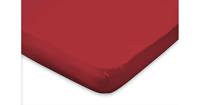 Elegance Topper Hoeslaken Jersey Katoen Stretch - rood 120x200cm