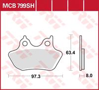TRW SV/SH Remblokken, en remschoenen voor de moto, MCB799SH