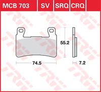 TRW SRQ remblokken, en remschoenen voor de moto, MCB703SRQ