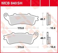 TRW SV/SH Remblokken, en remschoenen voor de moto, MCB840SH
